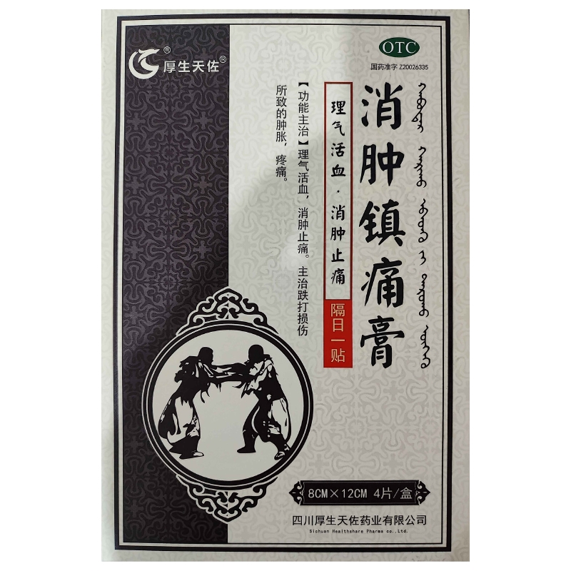 消肿镇痛膏